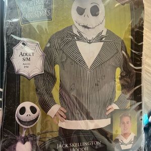 Halloween costume! The Nightmare Before Christmas Jack Skellington Hoodie.
